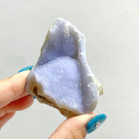 29 Pieces Geode Blue Chalcedony Druzy - Wholesale Crystals