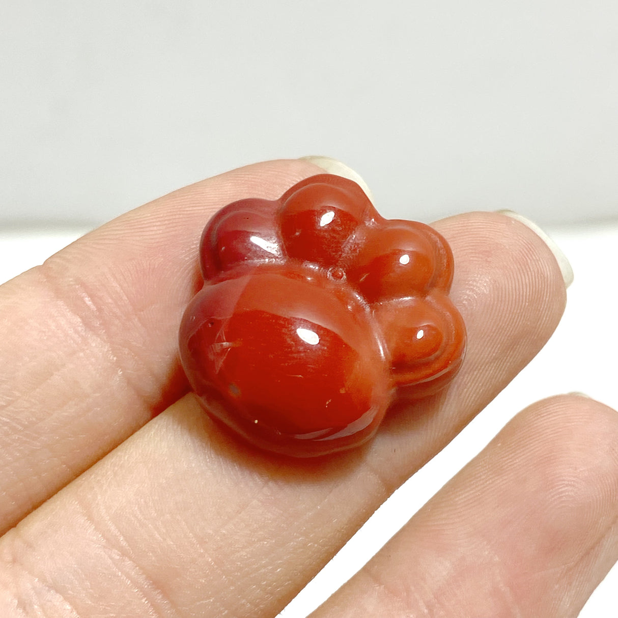 Mookaite Cat Paw Carving Wholesale