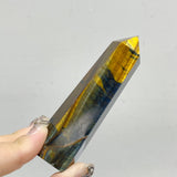 Yellow & Blue Tiger Eye Point Wholesale