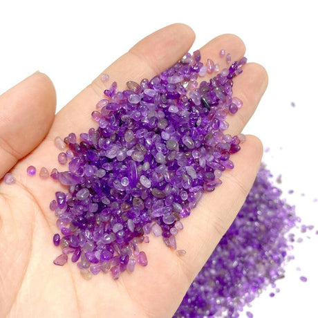 3 - 5mm Amethyst Gravel Chips Wholesale - Wholesale Crystals