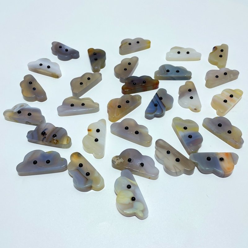 3 Expressions Mixed Agate Clouds Carving Wholesale - Wholesale Crystals