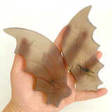 3 Pairs Volcano Agate Flying Dragon Carving With Stand (UV Reactive)2 - Wholesale Crystals