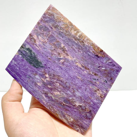 3 Pieces Beautiful High Quality Charoite Slab - Wholesale Crystals