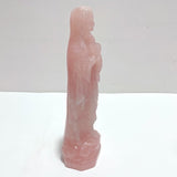 3 Pieces Beautiful Rose Quartz Virgin Mary Carving - Wholesale Crystals