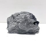 3 Pieces Black Clear Quartz Cluster Skull Carving - Wholesale Crystals