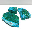3 Pieces High Quality Chrysocolla Mixed Malachite Slab Specimen 7 - Wholesale Crystals