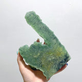 3 Pieces Large Natural Prehnite Tower Raw Side - Wholesale Crystals