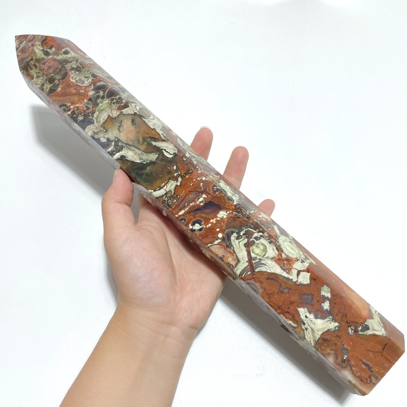 3 Pieces Tall China Agate Tower Point - Wholesale Crystals