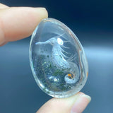 3 Pieces Unique Seahorse Garden Quartz Inner Scene Carving - Wholesale Crystals