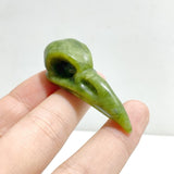 3 Types 5cm Crow Skull Carving Wholesale Garnet Black Obsidian -Wholesale Crystals