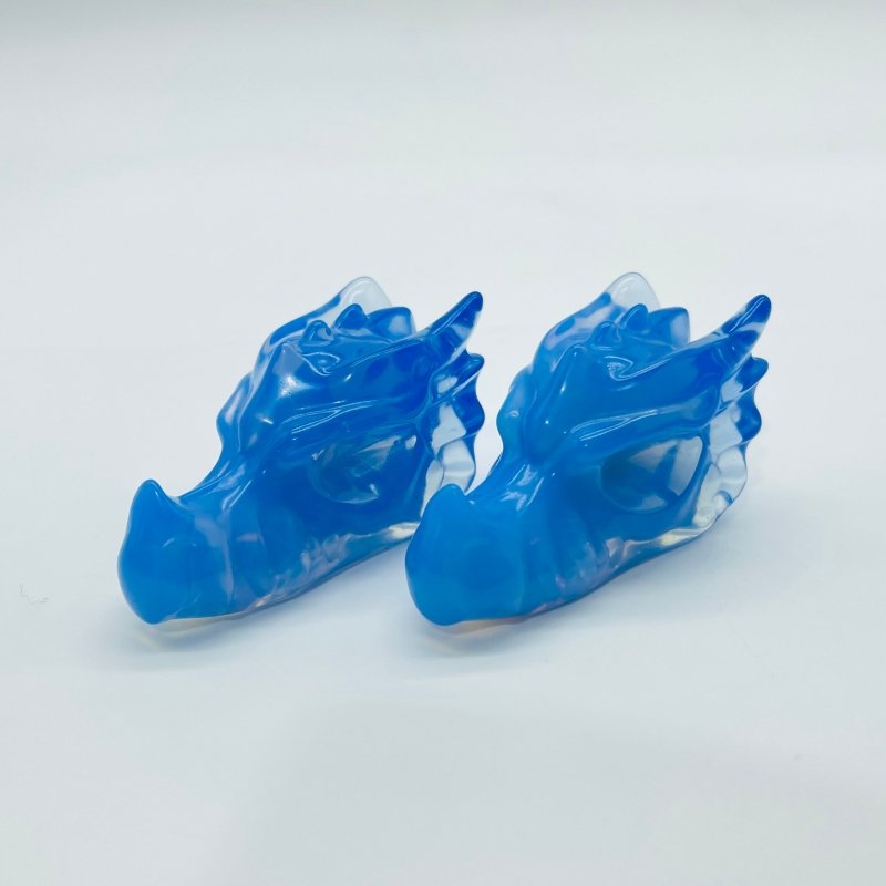 3 Types Opalite Dragon Head Carving Wholesale -Wholesale Crystals