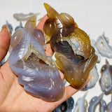 30 Pieces Druzy Geode Agate Giant Salamander Carving -Wholesale Crystals