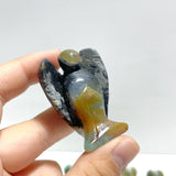 33 Pieces Caribbean Clacite Angel Carving Closeout (defect) - Wholesale Crystals