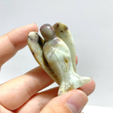 33 Pieces Caribbean Clacite Angel Carving Closeout (defect) - Wholesale Crystals