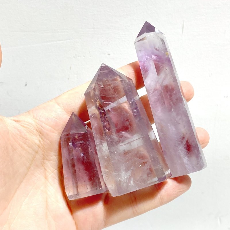 34 Pieces God's Fingerprint Light Purple Amethyst Tower -Wholesale Crystals
