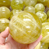 37 Pieces Beautiful Citrine Spheres (Sea Freight Only) -Wholesale Crystals