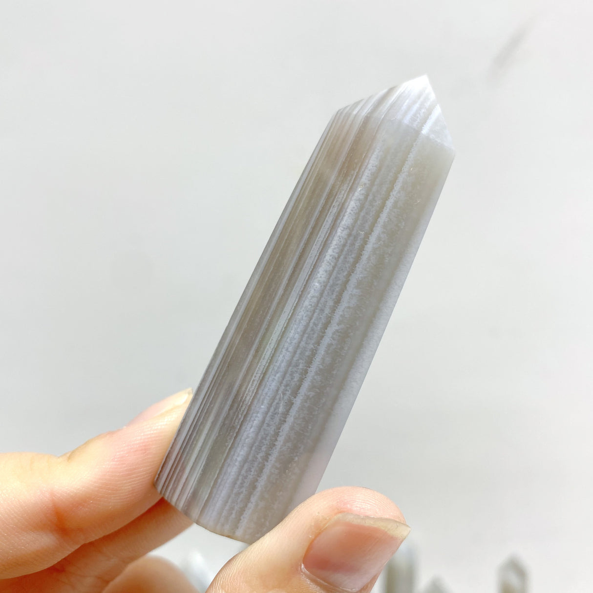 38 Pieces Stripe Agate Tower Points
