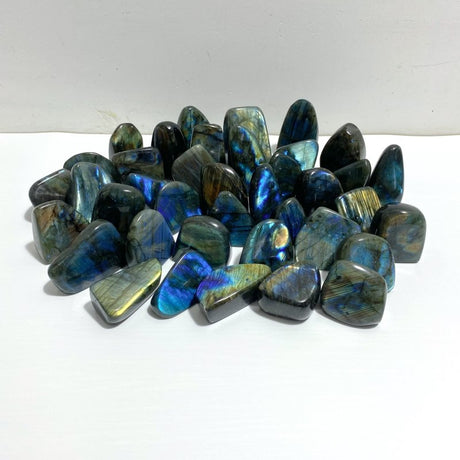 39Pieces High Quality Polished Labradorite Free Form - Wholesale Crystals