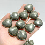 3CM Pyrite Heart Wholesale - Wholesale Crystals