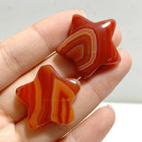 3CM Stripe Carnelian Star Carving Wholesale -Wholesale Crystals