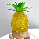 4 Color Pineapple LED Table Lamp Decorations Amethyst Agate - Wholesale Crystals