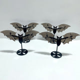 4 Pairs Ice Obsidian Bat Wing Carving With Stand - Wholesale Crystals