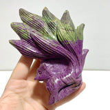 4 Pieces Atlantisite Nine - tailed Fox Carving - Wholesale Crystals