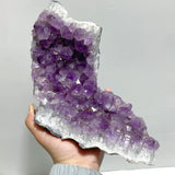 4 Pieces Beautiful Large Amethyst Cluster Specimen - Wholesale Crystals