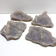 4 Pieces Beautiful Quartz Cluster Raw Stone Specimen - Wholesale Crystals