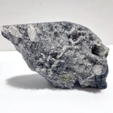 4 Pieces Black Clear Quartz Cluster Skull Carving - Wholesale Crystals