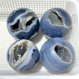 4 Pieces Geode Druzy Agate Spheres Ball - Wholesale Crystals