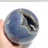 4 Pieces Geode Druzy Agate Spheres Ball - Wholesale Crystals