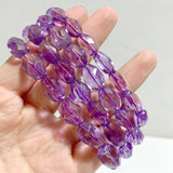 4 Pieces High Grade Lavender Amethyst Crystal Bracelet -Wholesale Crystals