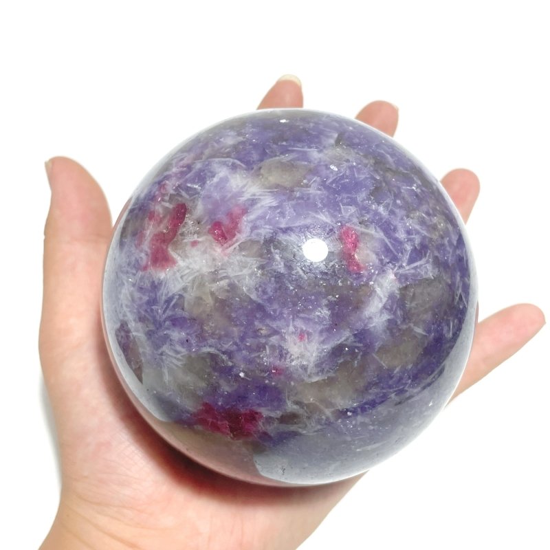 4 Pieces High Quality Large Unicorn Stone Spheres - Wholesale Crystals