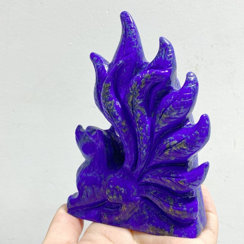 4 Pieces Lapis Lazuli Nine-tailed Fox Carving -Wholesale Crystals