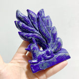4 Pieces Lapis Lazuli Nine - tailed Fox Carving - Wholesale Crystals
