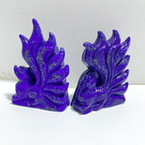 4 Pieces Lapis Lazuli Nine-tailed Fox Carving -Wholesale Crystals