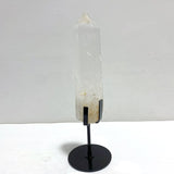 4 Pieces Large Clear Quartz Point Raw Bottom With Stand 5 - Wholesale Crystals
