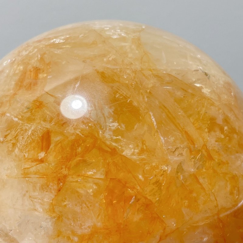 4 Pieces Large Fire Quartz Spheres - Wholesale Crystals