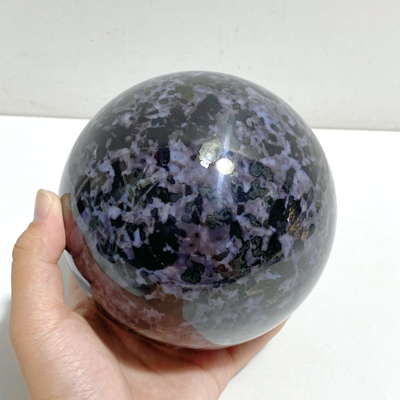 4 Pieces Large Indigo Gabbro Stone Spheres (Sea Freight Only) -Wholesale Crystals