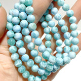 4 Pieces Larimar 7mm Larimar Bracelet - Wholesale Crystals