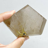 4 Pieces Rutile Quartz Free Form With Stand -Wholesale Crystals