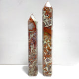 4 Pieces Tall China Agate Tower Point - Wholesale Crystals