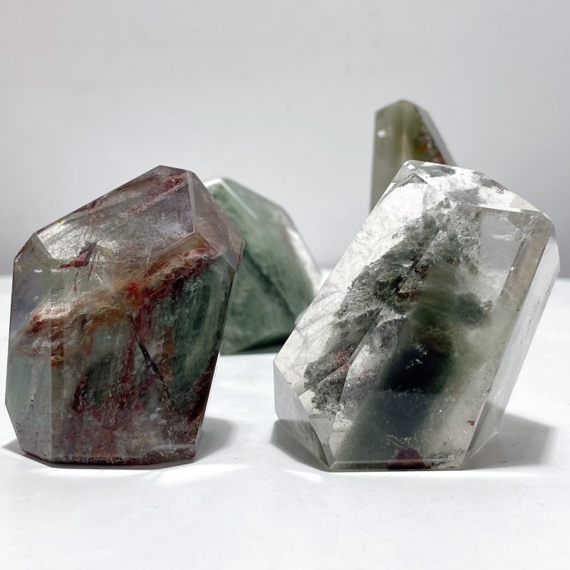 4 Pieces Unique Garden Quartz Free Form - Wholesale Crystals