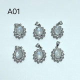 4 Styles Moonstone Pendant Wholesale - Wholesale Crystals