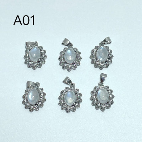 4 Styles Moonstone Pendant Wholesale - Wholesale Crystals