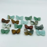 4 Types Mini Butterfly Carving Moss Agate Green Aventurine Wholesale -Wholesale Crystals