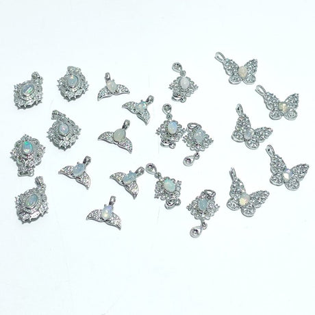 4 Types Natural Opal Crystal Pendant Wholesale - Wholesale Crystals