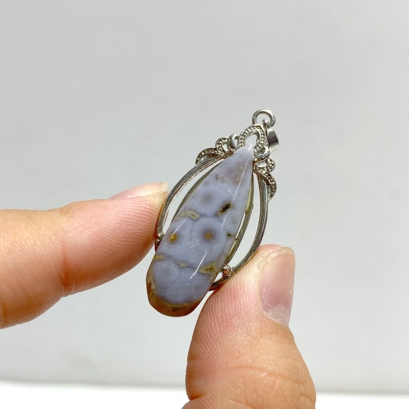 40 Pieces 8th Vein Ocean Japser Pendants -Wholesale Crystals
