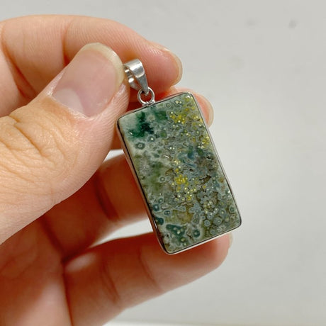 40 Pieces Vein Ocean Japser Pendant -Wholesale Crystals